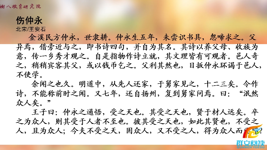 群文阅读课不一样的青.ppt_第3页