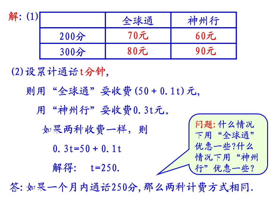 方程中的电话计费问题.ppt_第3页