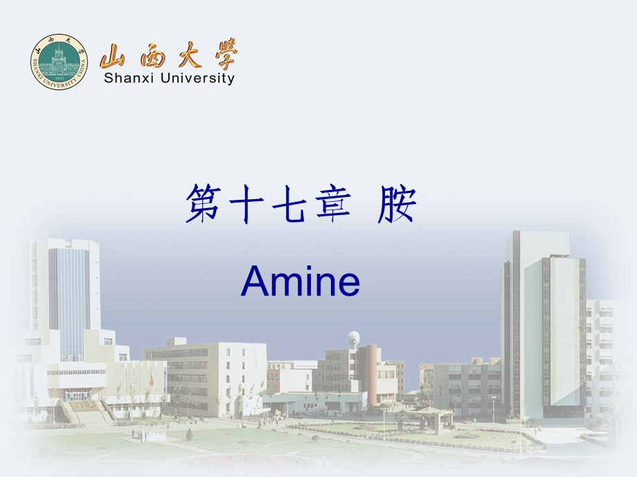 第十七部分胺Amine.ppt_第1页