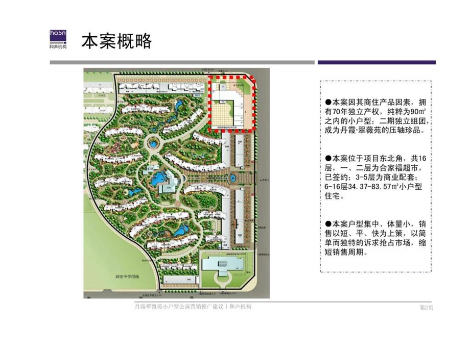 和声机构丹霞翠微苑小户型市场推广建议.ppt.ppt_第2页