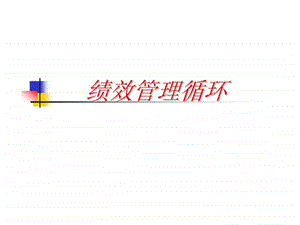 绩效管理循环.ppt