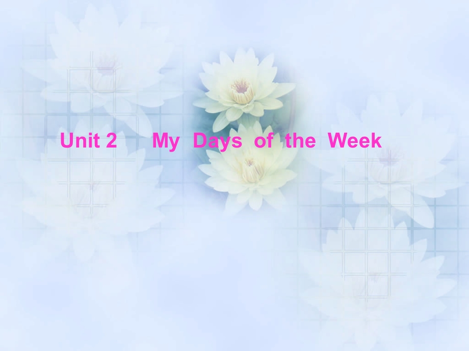 PEP小学英语课件5_Unit2_My_days_of_the_week.ppt_第1页