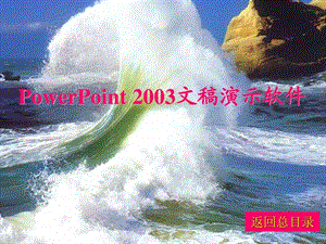 PowerPoint2003文稿演示软件.ppt