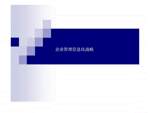 企业管理信息化战略.ppt