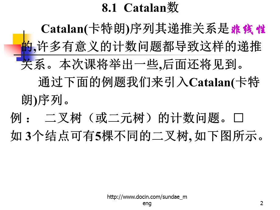 大学课件特殊计数序列81Catalan数.ppt_第2页