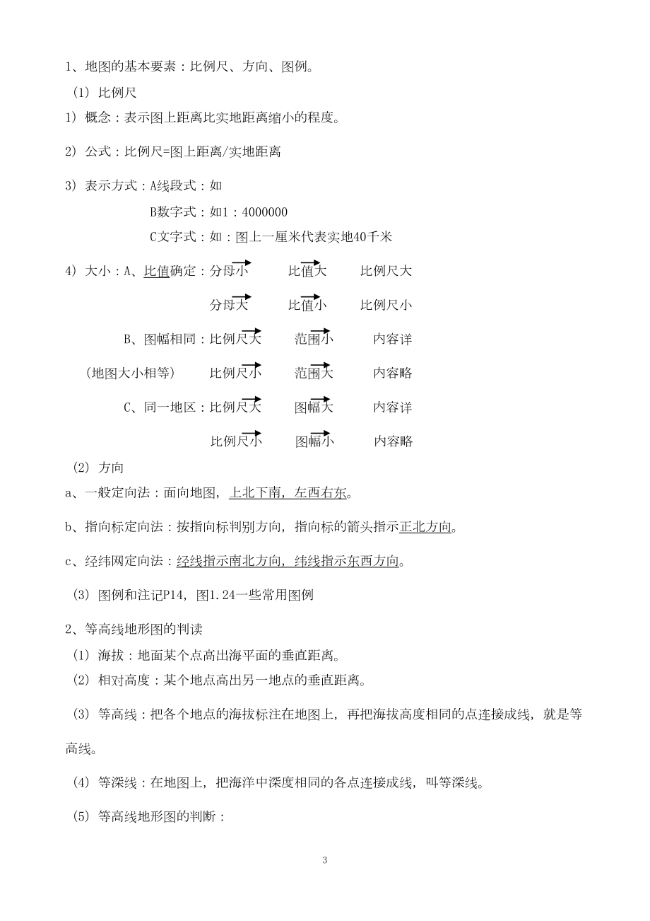 初中地理会考必考知识点总结(DOC 28页).doc_第3页