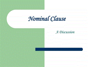 实用翻译lecture11nominalclause.ppt