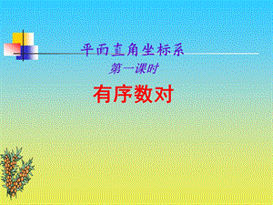 《平面直角坐标系》PPT课件.ppt