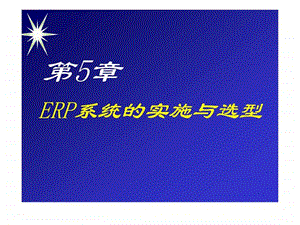 ERP企业资源计划第五章上课用16.ppt