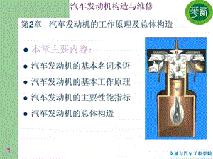 汽车发动机构造汽车发动机的基本工作原理和总体构造.ppt