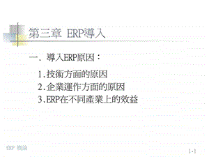 ERPCH3导入原因.ppt