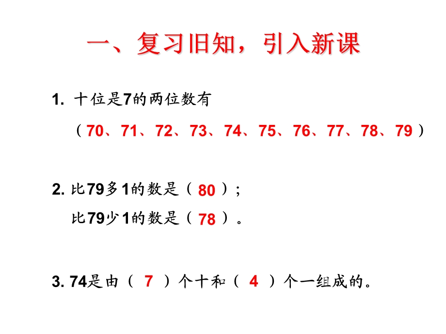 最新人教版一年级下册数学100以内数的顺序比较大小课件.ppt_第2页