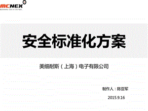 安全标准化解决方案计划解决方案实用文档.ppt.ppt