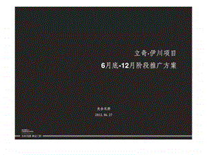 立奇伊川项目6月底12月阶段推广方案.ppt