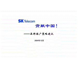 skt品牌推广策略建议方案蓝色光标.ppt