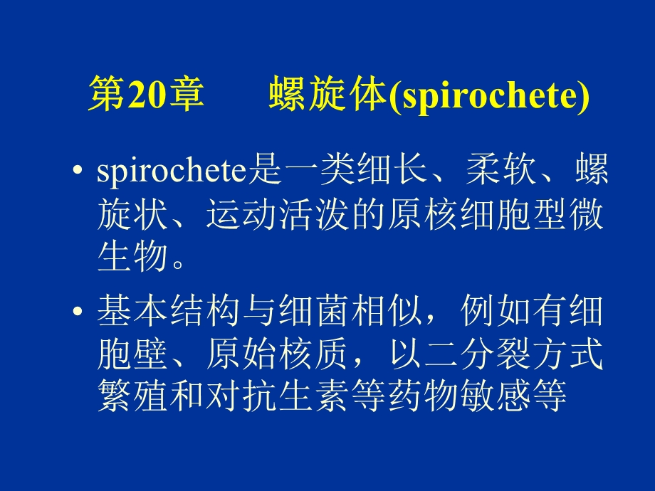 第20章螺旋体spirochete.ppt_第1页