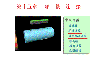 第十五章轴毂连接.ppt