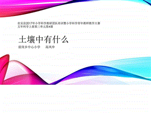 土壤中有什么图文.ppt.ppt