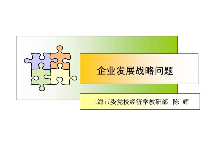 企业发展战略问题.ppt.ppt_第1页