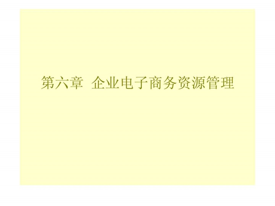 企业电子商务资源管理.ppt_第1页