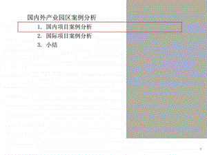 国内外产业园区案例研究图文.ppt