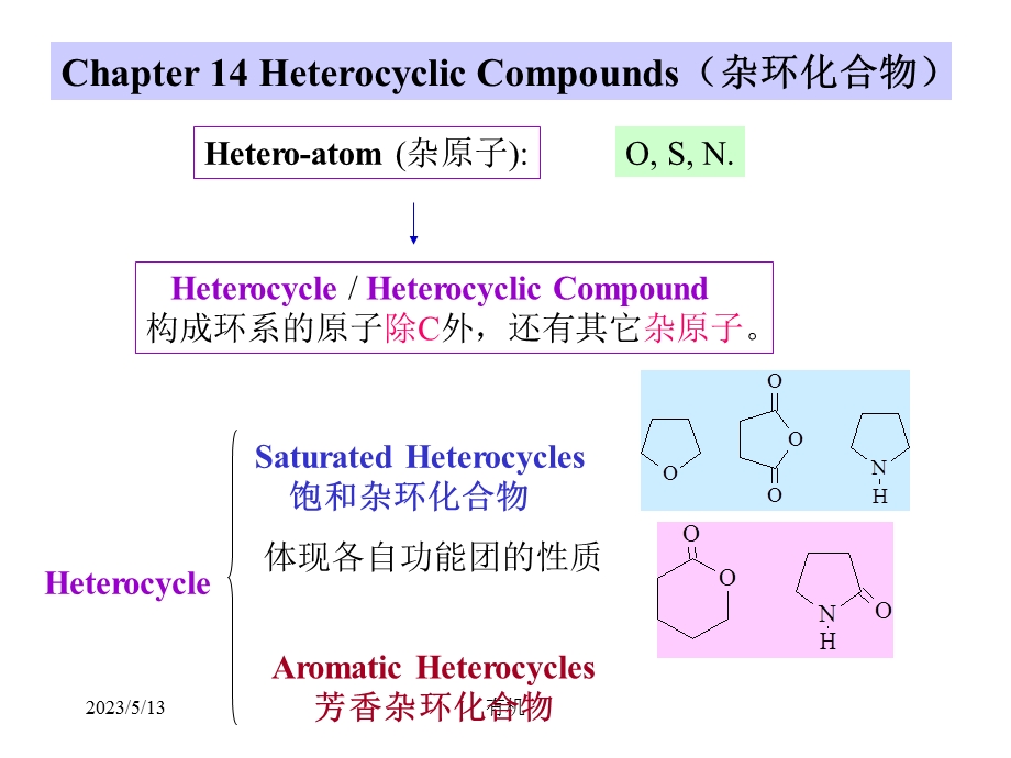 北大有机课件 第十四章杂环化合物2.ppt_第1页