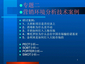 市场营销学原理2营销环境分析技术案例ppt.ppt