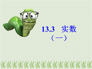 人教版数学13[1][1]3实数课件.ppt