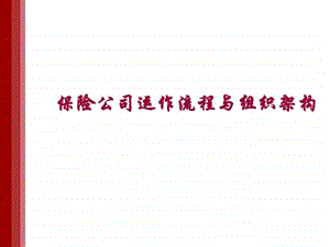 保险公司运作流程讲解图文.ppt.ppt