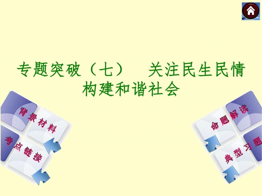 ...关注民生民情构建和谐社会粤教版图文_第1页