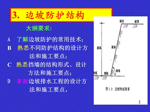 注册土木岩土工程师考试习题精讲13边坡防护结构.ppt