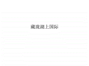 长沙藏珑湖上国际视觉推广方案.ppt