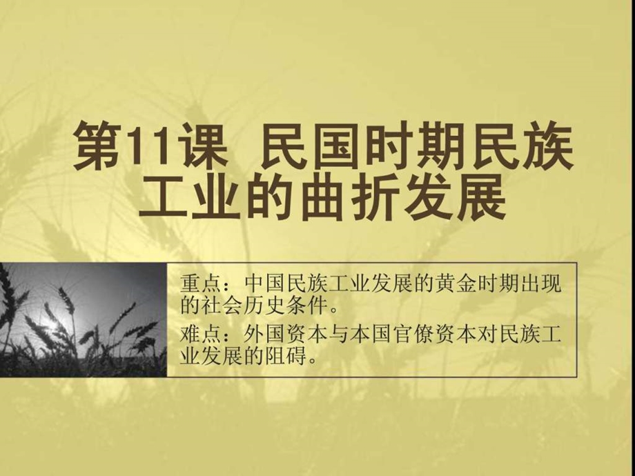 民国时期民族工业的曲折发展PPT课件.ppt.ppt_第2页