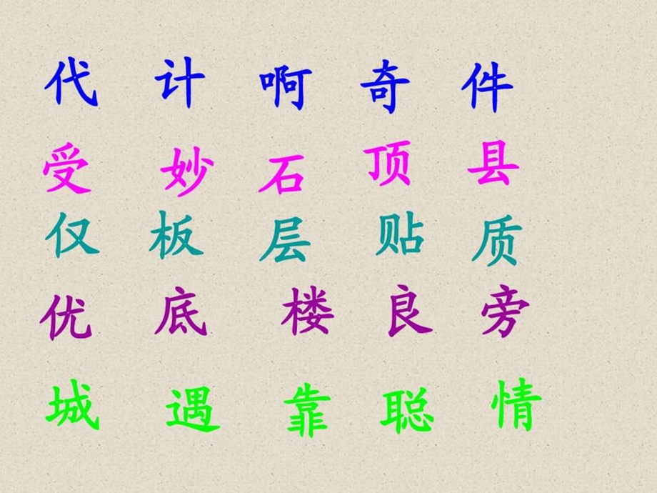 幼儿韵语识字3生字表六.ppt.ppt_第2页