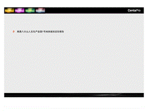 南昌八大山人文化产业园1号地块规划定位报告.ppt