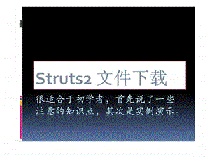 struts2文件实例解析.ppt.ppt