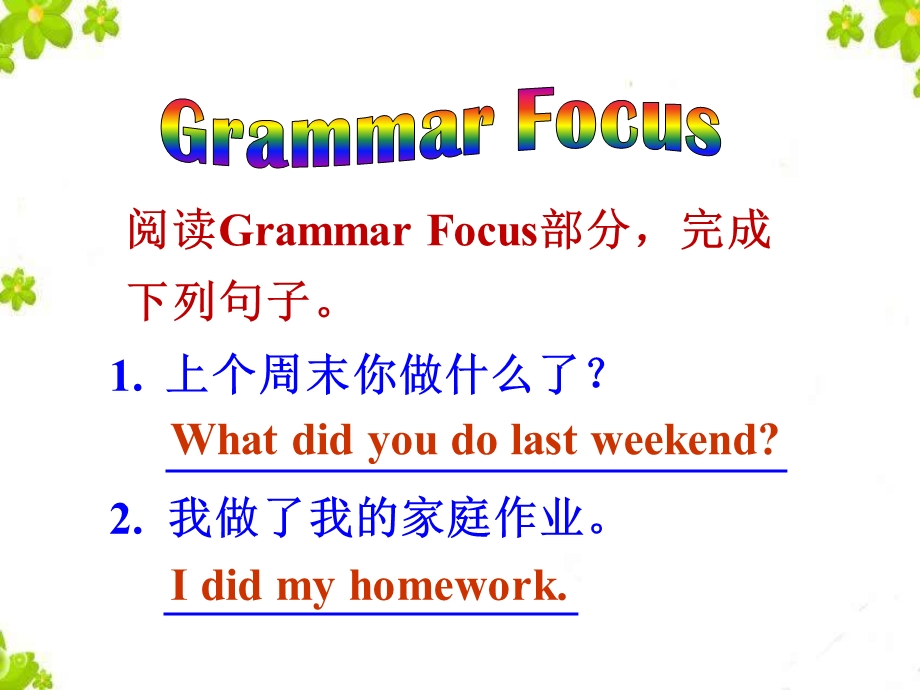 unit12_What_did_you_do_last_weekend_Section_A_2新目标初一英语下册.ppt_第2页