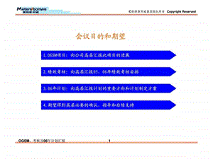 OGSM考核及06年计划汇报.ppt