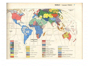 万语分布详图世界语言分布地图中国方言分布地图外语....ppt.ppt