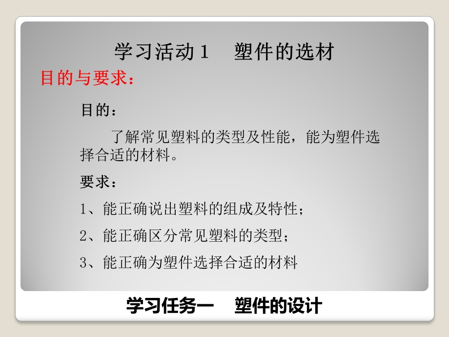 塑料成型工艺与模具设计学习任务一 塑件的设计.ppt_第2页