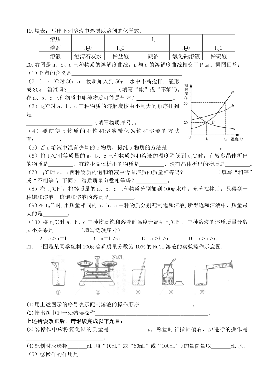 九年级化学第九单元检测题(2011届).doc_第3页