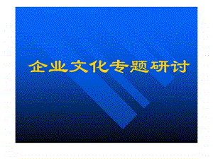 企业文化专题研讨ppt52图文.ppt.ppt