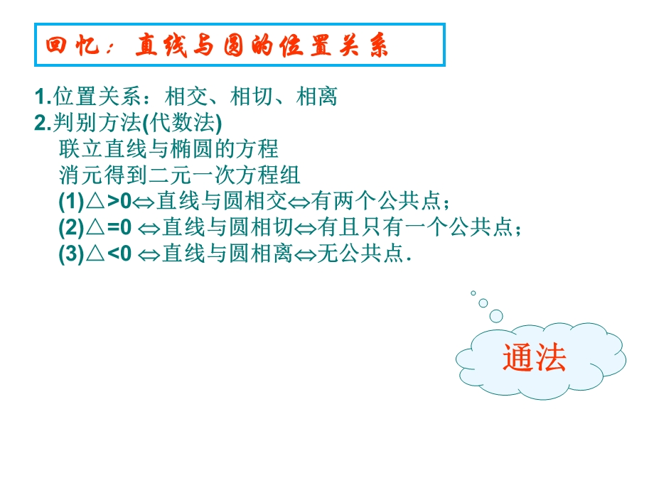 椭圆与直线的位置关系课件.ppt_第2页