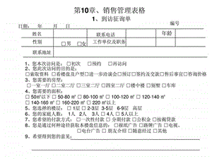 销售管理表格.ppt