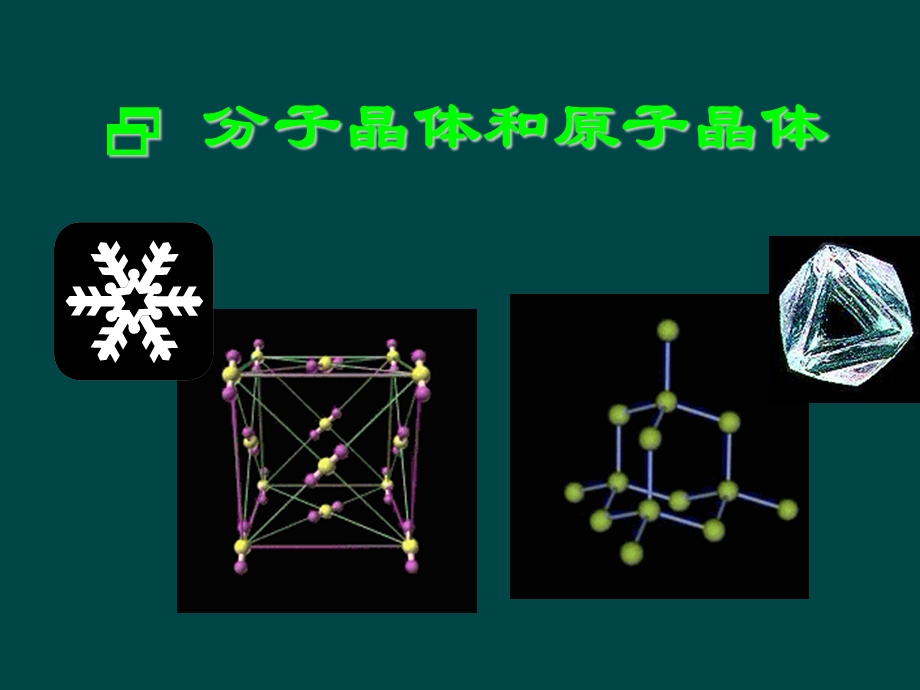 《分子晶体与原子晶体》课件-新人教选修3.ppt_第1页