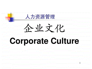 人力资源管理企业文化.ppt