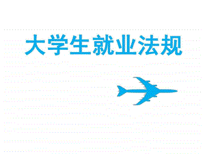 大学生就业法律法规.ppt.ppt