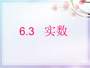 人教版63实数修改课件.ppt