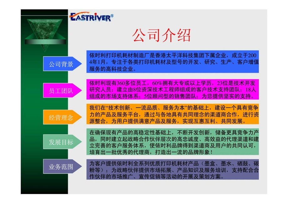 依时利打印机耗材销售代理渠道管理手册.ppt_第2页