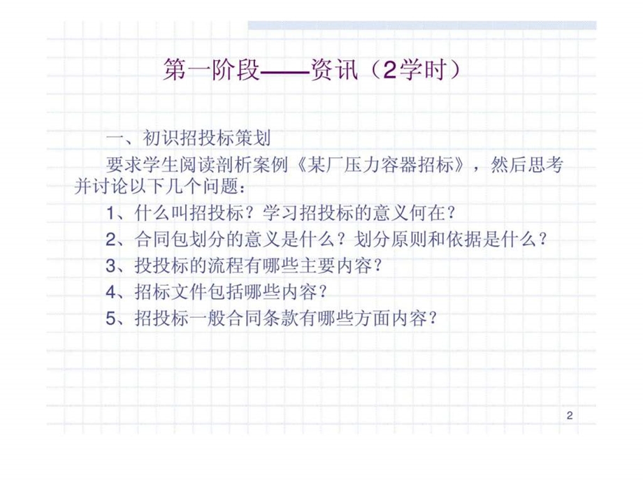 国家级示范高职院校精品课程企业招标投标活动策划.ppt_第2页